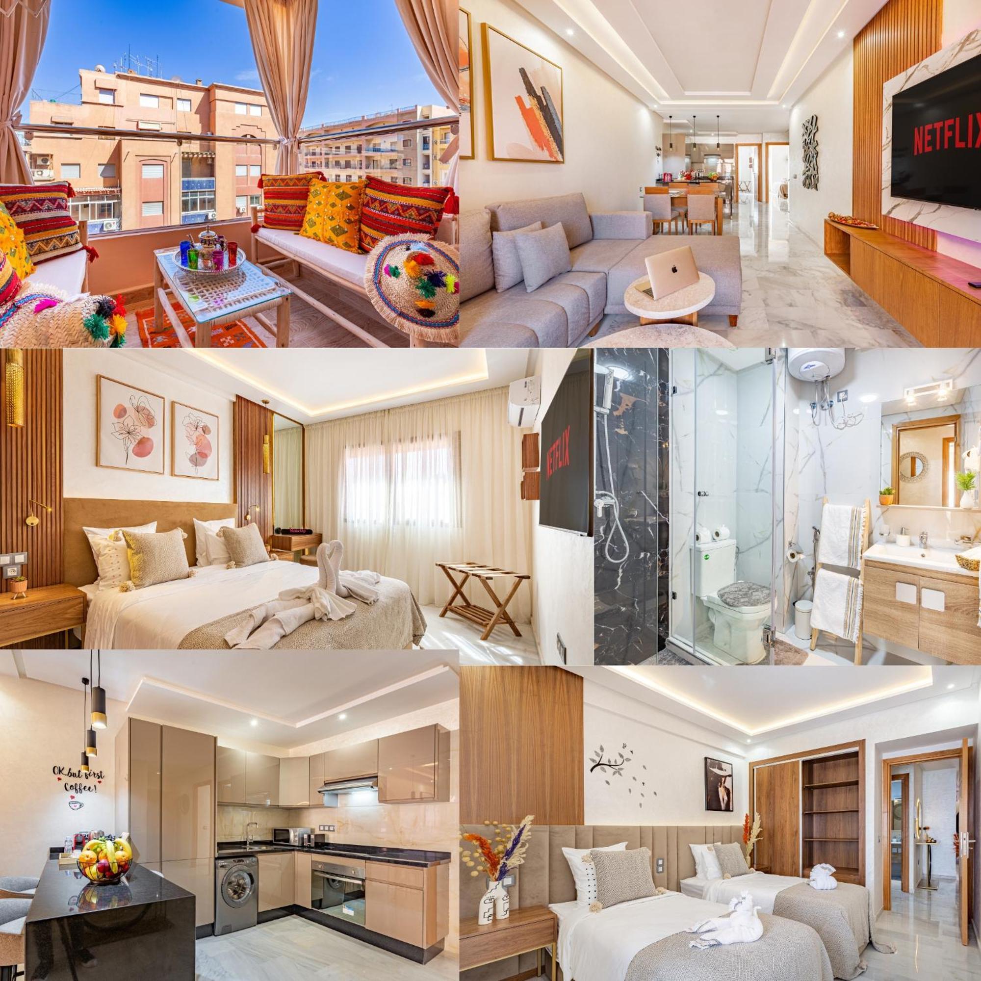 Magnifique Appartement Unique Et Central! 마라케시 외부 사진