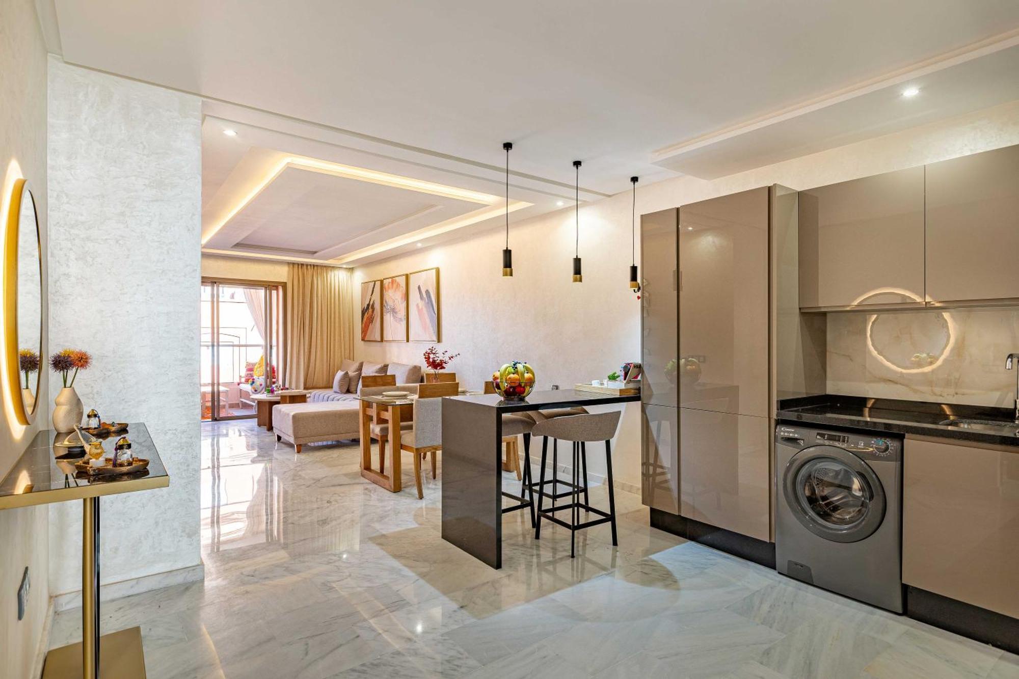 Magnifique Appartement Unique Et Central! 마라케시 외부 사진
