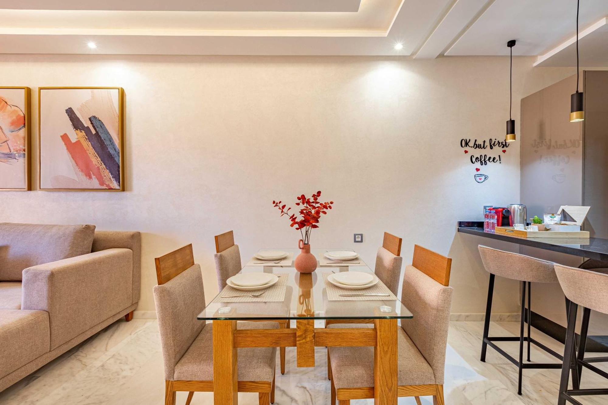 Magnifique Appartement Unique Et Central! 마라케시 외부 사진