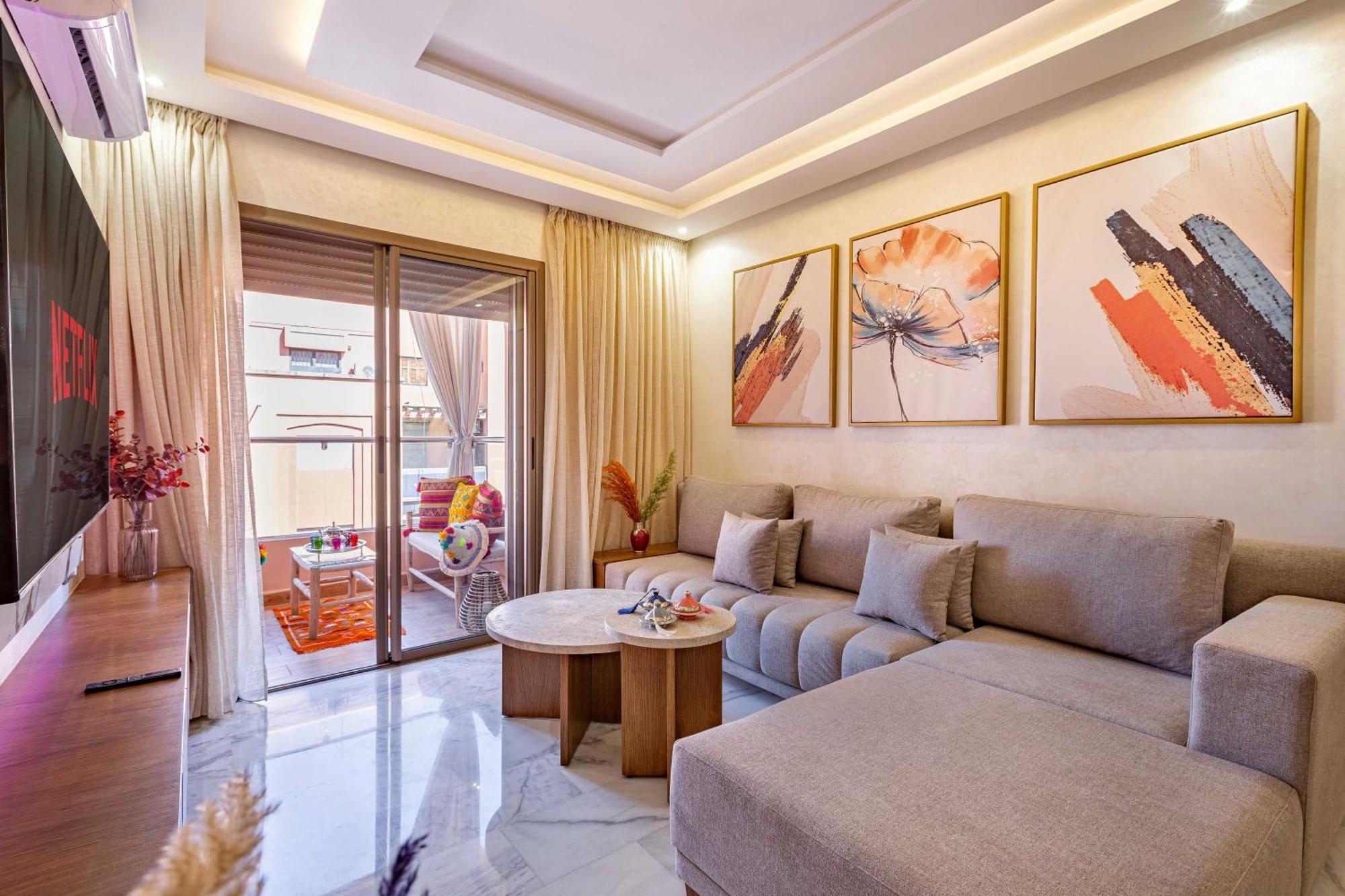 Magnifique Appartement Unique Et Central! 마라케시 외부 사진